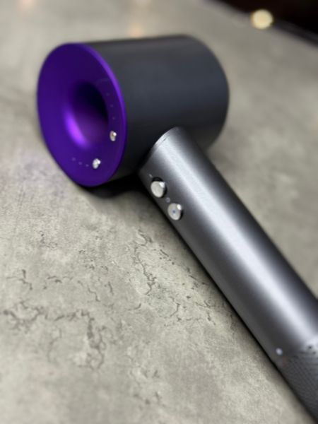 Фен з кейсом Leafless Hair Dryer для волосся Premium Сіро-Фіолетовий Id_046 фото