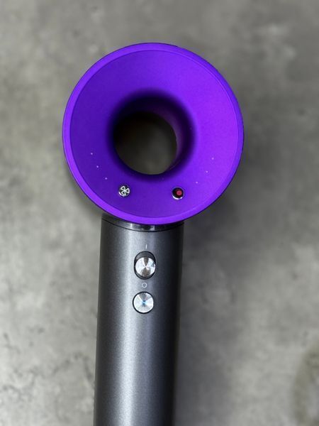 Фен для волосся Supersonic Premium 5 насадок Nickel/Purple Сіро-фіолетовий Id_036 фото