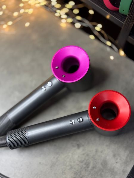 Фен з кейсом Leafless Hair Dryer для волосся Supersonic Premium Nickel/Fuchsia Сіро-рожевий Id_048 фото
