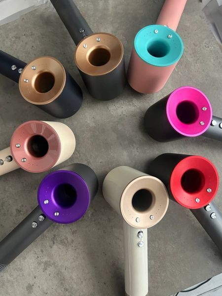 Фен з кейсом Leafless Hair Dryer для волосся Supersonic Premium Nickel/Fuchsia Сіро-рожевий Id_048 фото