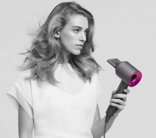 Фен з кейсом Leafless Hair Dryer для волосся Supersonic Premium Nickel/Fuchsia Сіро-рожевий Id_048 фото
