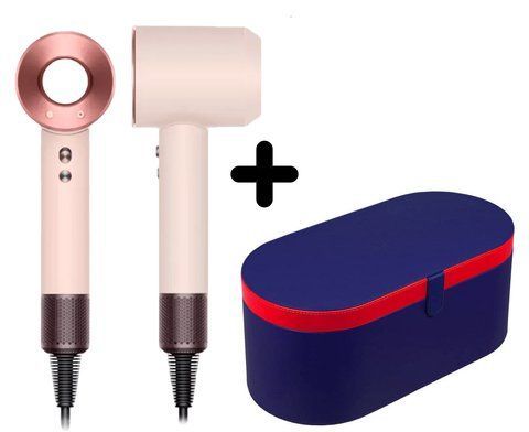 Фен з кейсом Leafless Hair Dryer для волосся Supersonic Premium Ceramic Pink Sakura Id_050 фото
