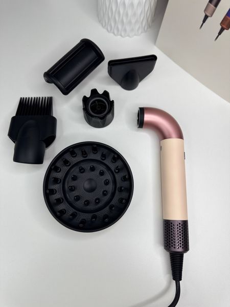 Фен для волосся HD18 Supersonic R Professional Hair Dryer Колір Ніжно Рожевий Id_053 фото