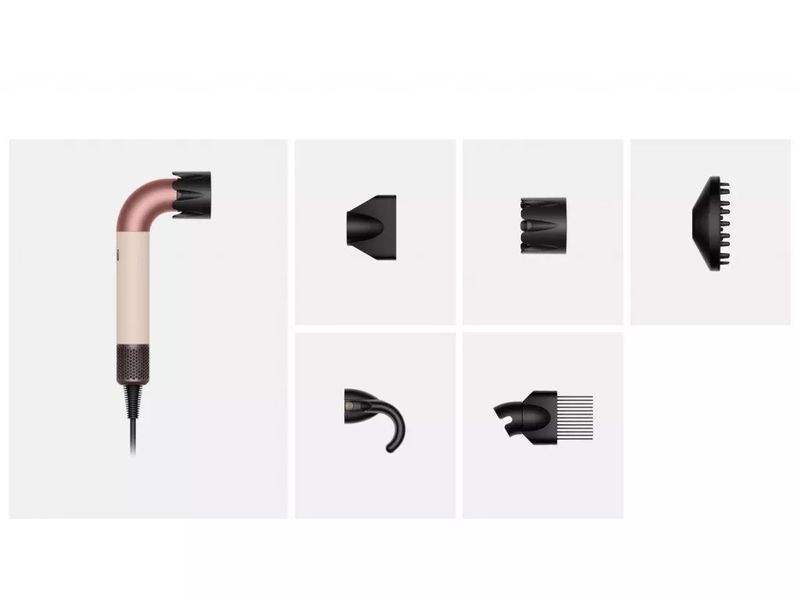Фен для волосся HD18 Supersonic R Professional Hair Dryer Колір Ніжно Рожевий Id_053 фото