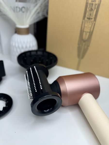 Фен для волосся Supersonic HD16 Nural Straight+Wavy Ceramic Pink/Rose Gold Id_060 фото