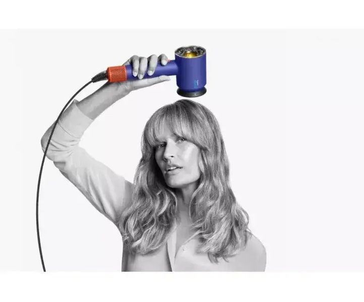 Фен для волосся Supersonic HD16 Nural Straight+Wavy Red Velvet/Gold Id_062 фото