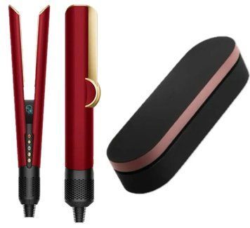 Випрямляч для волосся з Кейсом HT01 Airstrait Red Velvet/Gold Колір: Червоний з золотим Id_007__1 фото
