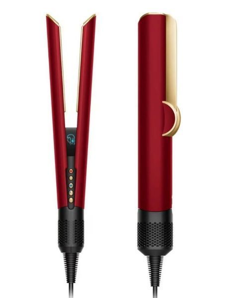Випрямляч для волосся з Кейсом HT01 Airstrait Red Velvet/Gold Колір: Червоний з золотим Id_007__1 фото