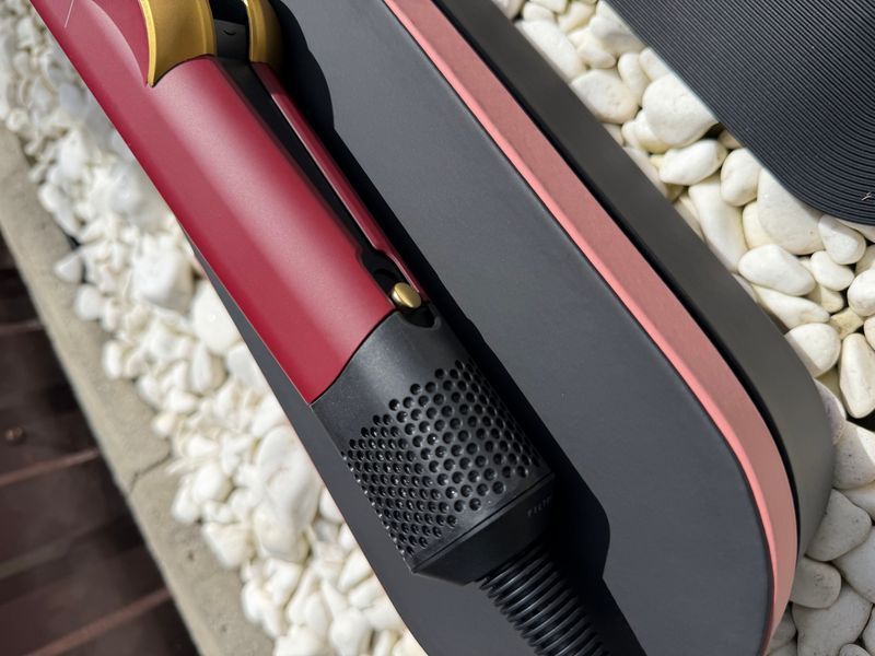 Випрямляч для волосся з Кейсом HT01 Airstrait Red Velvet/Gold Колір: Червоний з золотим Id_007__1 фото