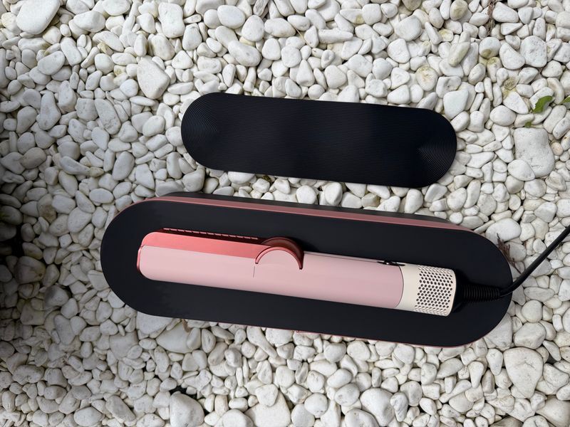 Випрямляч для волосся з Кейсом HT01 Airstrait Kanzan Pink Колір: Бежевий id_007_2_1 фото