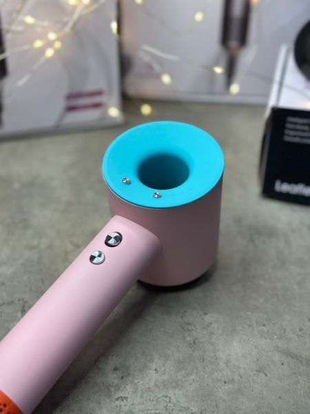 Фен для волосся Supersonic Premium 5 насадок Ceramic Pop Макарун Id_033 фото