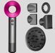 Фен для волосся Supersonic Premium 5 насадок Iron/Fuchsia Сірий з Рожевим Id_034 фото 3