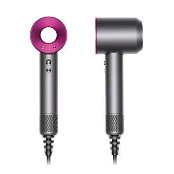 Фен Leafless Hair Dryer для волосся Supersonic Premium Nickel/Fuchsia Сіро-Рожевий Id_040 фото